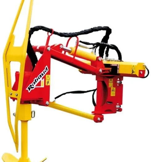 Rabaud Hydraulic Hole Digger on Straddle Tractor